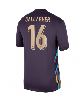 Inghilterra Conor Gallagher #16 Maglia Gara Trasferta Repliche Europei 2024